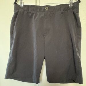 Under Armour Men’s Golf Shorts Black Flat Front Size 34